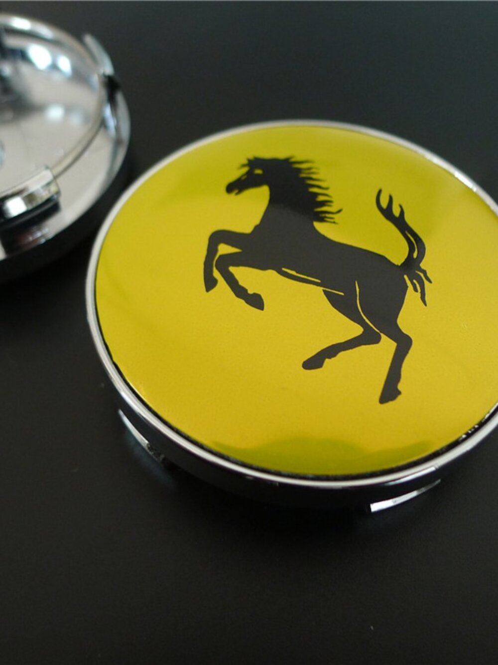 Ferrari Wheel Center Caps 2.25 Inch Starossa 308 550 Mondial Rims Center Caps